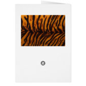 Tiger Cat Stripes Pattern Peace Liebe (Hinten)