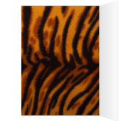 Tiger Cat Stripes Pattern Peace Liebe (Innen (Links))