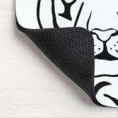 Tiger Cat Wild Cat Animal Vector Predator Fur Mousepad (Ecke)