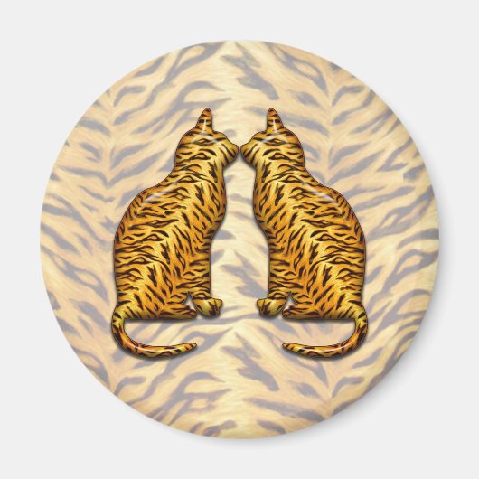 Tiger Cats Magnet (Vorne)