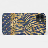 Tiger Chic Gold Chic Stilvolle Case-Mate iPhone Ca Case-Mate iPhone Hülle (Rückseite (Horizontal))