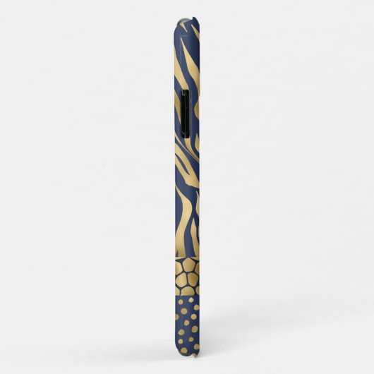 Tiger Chic Gold Chic Stilvolle Case-Mate iPhone Ca Hülle (Hinten/Rechts)