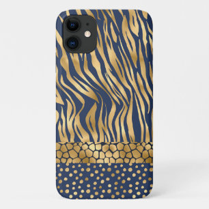 Tiger Chic Gold Chic Stilvolle Case-Mate iPhone Ca Hülle
