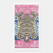 Tiger Chinoiserie Ginger Jar Jarons Papier Serviette (Vorderseite)