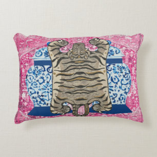 Tiger Chinoiserie Ginger Jar jars Doormat Mat Rug Dekokissen
