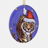 Tiger Christmas Keramik Ornament (Rechts)
