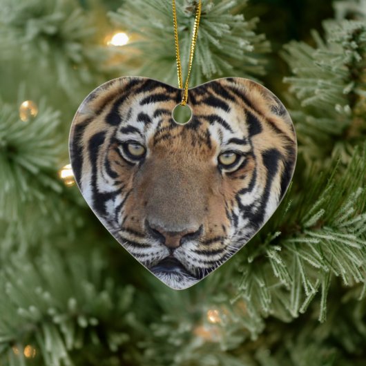 ***TIGER CHRISTMAS*** KERAMIK ORNAMENT (Baum)