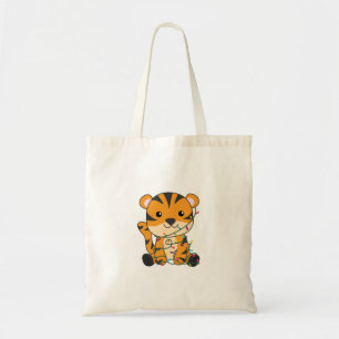 Tiger Christmas Snow Winter Animals Tiger Adult Cl Tragetasche