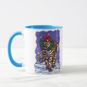 Tiger Christmas Tasse