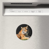 Tiger Closeup Magnet (In Situ (Geschirrspüler))
