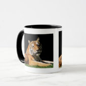 Tiger Closeup Tasse (Vorderseite Links)