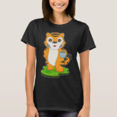 Tiger Coffee Cup T-Shirt (Vorderseite)
