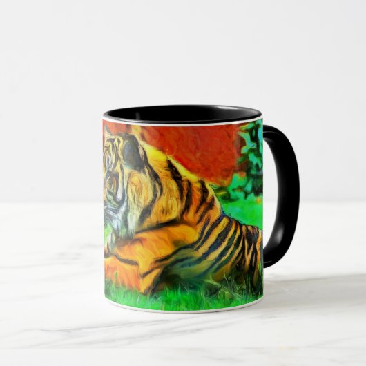 Tiger Coffee Tasse (VorderseiteRechts)