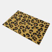 Tiger Color Pattern Animal Lover Fußmatte (Schrägansicht)
