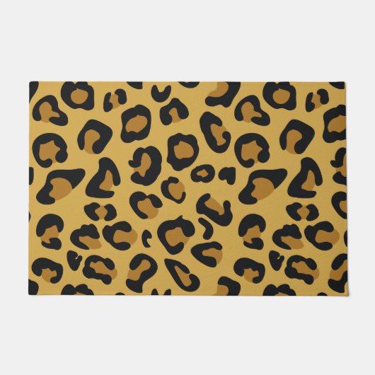 Tiger Color Pattern Animal Lover Fußmatte (Vorderseite)