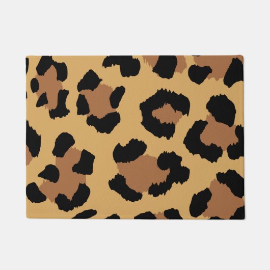 Tiger Color Pattern Animal Lover Fußmatte (Vorderseite)