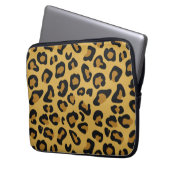 Tiger Color Pattern Animal Lover Laptopschutzhülle (Vorderseite Links)