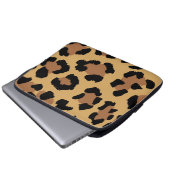 Tiger Color Pattern Animal Lover Laptopschutzhülle (Vorne Knopf)