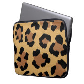 Tiger Color Pattern Animal Lover Laptopschutzhülle (Vorderseite Links)