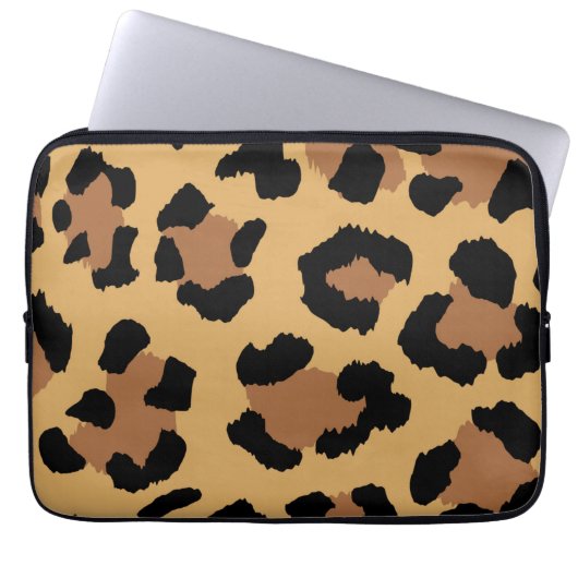 Tiger Color Pattern Animal Lover Laptopschutzhülle (Vorderseite)