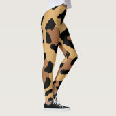 Tiger Color Pattern Animal Lover Leggings (Rechts)