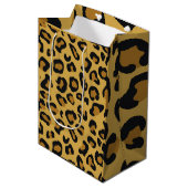 Tiger Color Pattern Animal Lover Mittlere Geschenktüte (Vorderseite Schrägansicht)