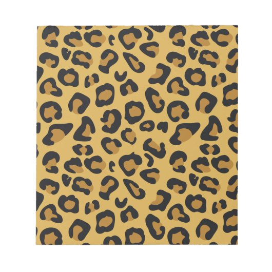 Tiger Color Pattern Animal Lover Notizblock (Vorderseite)