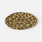 Tiger Color Pattern Animal Lover Pappteller (Schrägansicht)