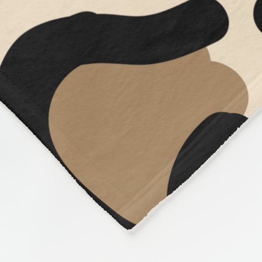 Tiger Color Pattern Tierfreunde Fleecedecke (Ecke)