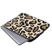 Tiger Color Pattern Tierfreunde Laptopschutzhülle (Vorne Knopf)