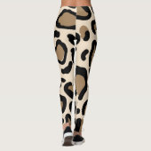 Tiger Color Pattern Tierfreunde Leggings (Rückseite)