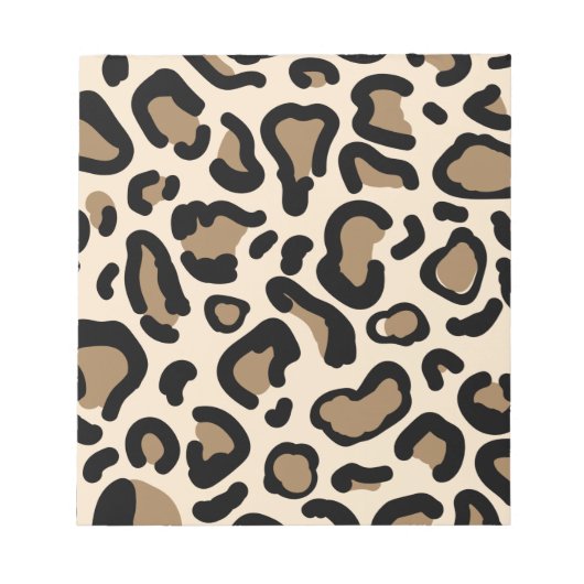 Tiger Color Pattern Tierfreunde          Notizblock (Vorderseite)