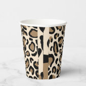 Tiger Color Pattern Tierfreunde Pappbecher (Rechts)