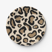 Tiger Color Pattern Tierfreunde Pappteller (Vorderseite)