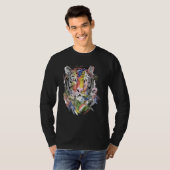 Tiger Colourful Art Animal Lovers T-Shirt (Vorne ganz)