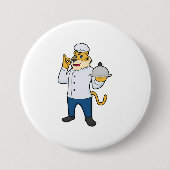 Tiger Cook Koch, Platter Button (Vorderseite)