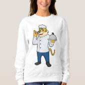 Tiger Cook Koch, Platter Sweatshirt (Vorderseite)