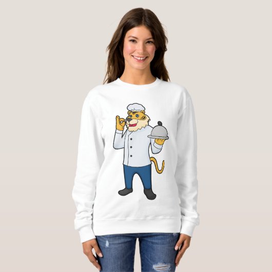 Tiger Cook Koch, Platter Sweatshirt (Vorne ganz)