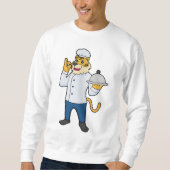 Tiger Cook Koch, Platter Sweatshirt (Vorderseite)