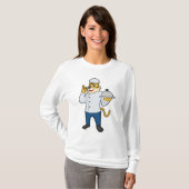 Tiger Cook Koch, Platter T-Shirt (Vorne ganz)