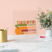 Tiger Country Pumpkin Acrylschild (Hochzeit)