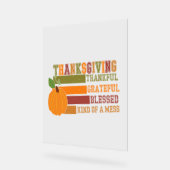 Tiger Country Pumpkin Acrylschild (Winkel)