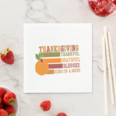 Tiger Country Pumpkin Serviette (Beispiel)