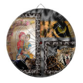 Tiger & Couple Art Print Dartscheibe (vorne)