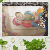 Tiger & Couple Art Print Handtuch (Gefaltet)