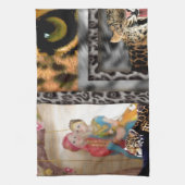 Tiger & Couple Art Print Handtuch (Vertikal)