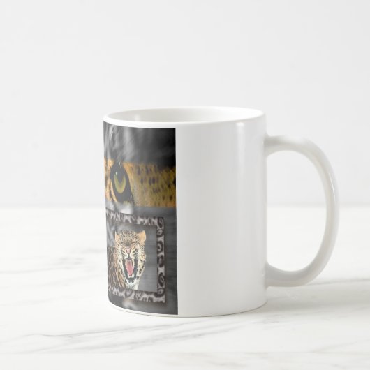 Tiger & Couple Art Print Kaffeetasse (Rechts)