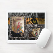 Tiger & Couple Art Print Mousepad (Mit Mouse)