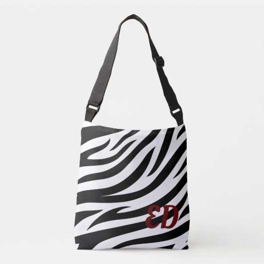 TIGER CROSSBODY BAG TRAGETASCHEN MIT LANGEN TRÄGERN (Vorderseite)