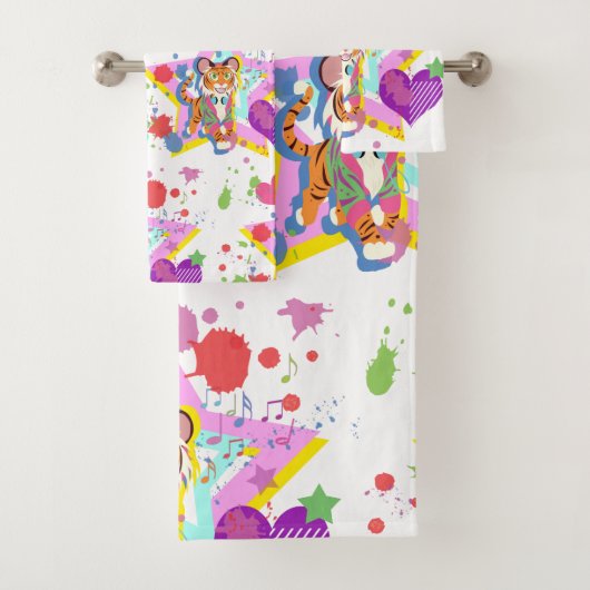 Tiger Cub Badhandtuch Set (Insitu)